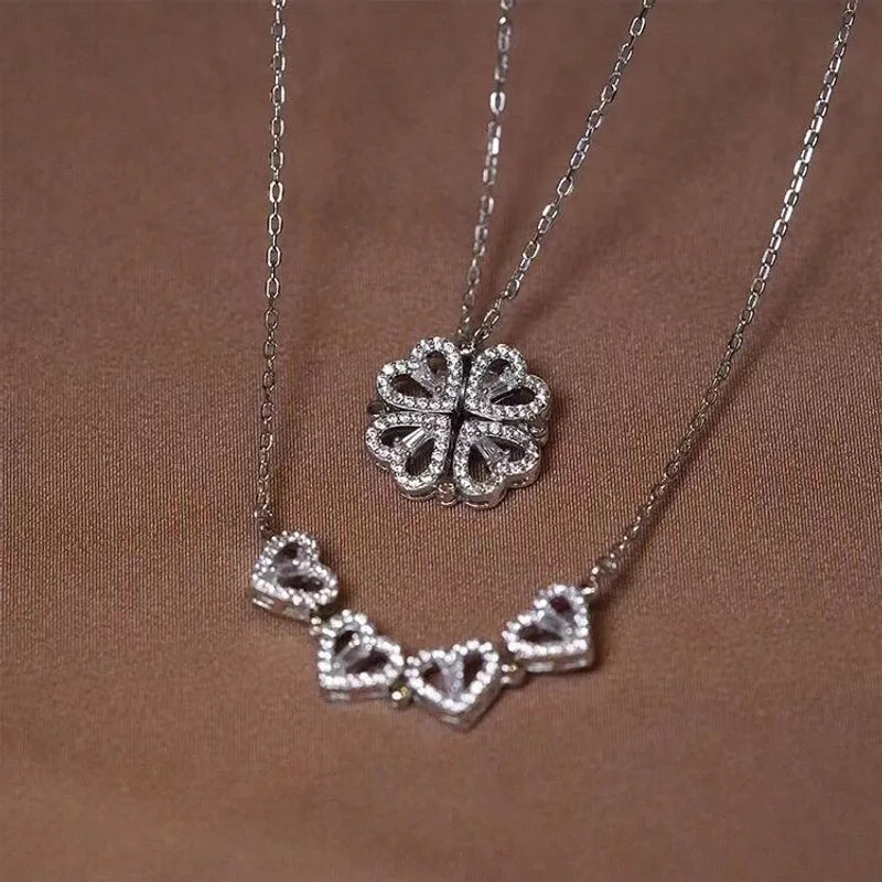 Magnetic Clover Necklace