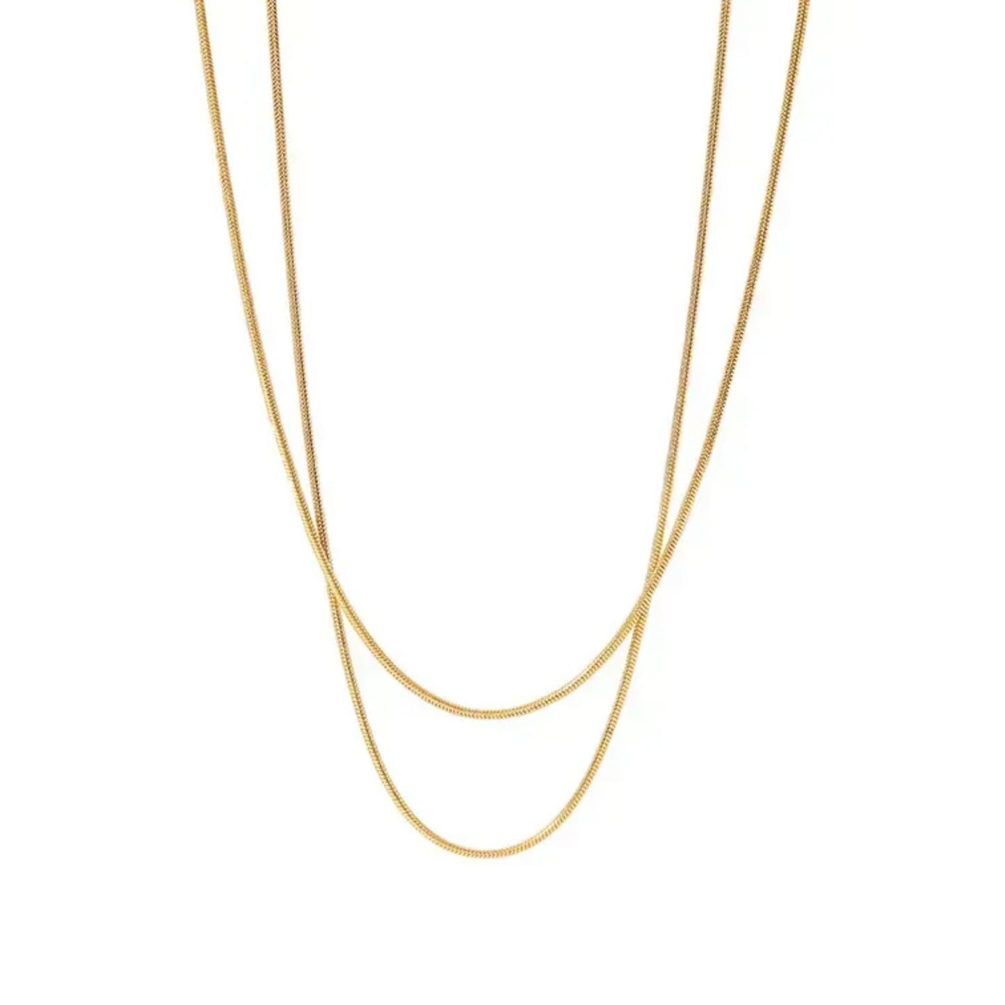 Shaye minimal snake necklace