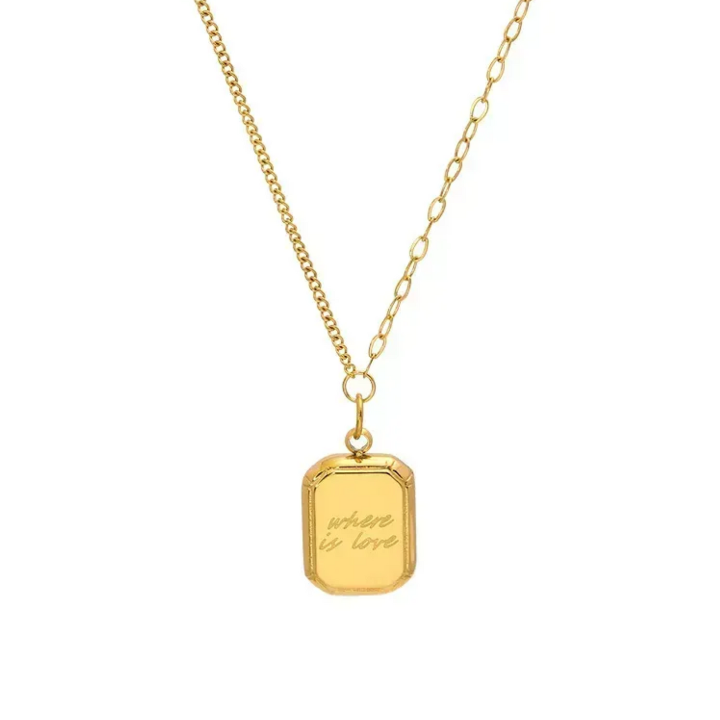 Where is love pendant necklace